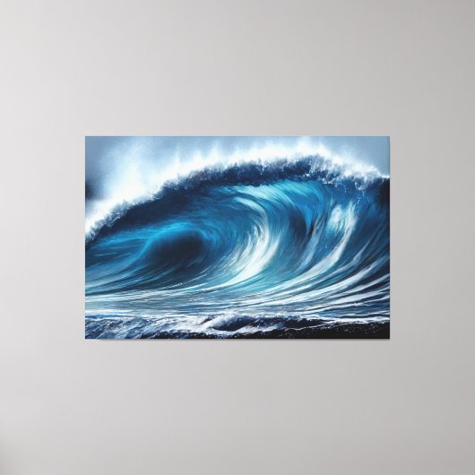 Toile Vortex bleu (Recto)