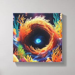 Toile Vortex de corail sous-marin