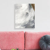 Toile Vortices nuageuses et gloire au large de l'île de (Insitu(Salon))