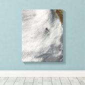 Toile Vortices nuageuses et gloire au large de l'île de (Insitu (Plancher de Bois))