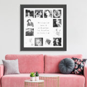 Toile Vos souvenirs de famille Collage photo personnalis (Insitu(Salon))