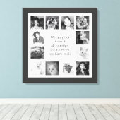 Toile Vos souvenirs de famille Collage photo personnalis (Insitu (Plancher de Bois))