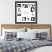 Toile Vos souvenirs de famille Collage photo personnalis (Insitu(Chambre))