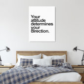 Toile Votre attitude détermine votre direction (Insitu(Chambre))