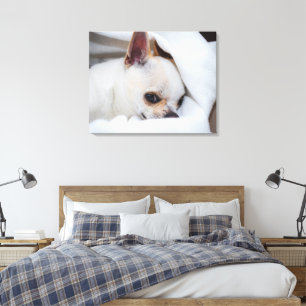 Toile Votre chiot chien de compagnie photo personnalisée