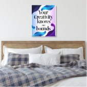 Toile Votre créativité est sans limites (Insitu(Chambre))
