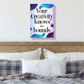 Toile Votre créativité est sans limites (Insitu(Chambre))