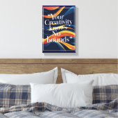 Toile Votre créativité est sans limites (Insitu(Chambre))