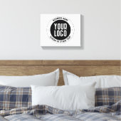 Toile Votre logo ou votre conception d'entreprise | Text (Insitu(Chambre))