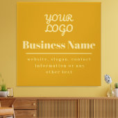 Toile Votre Logo Retro-Moderne Or Foncé & Lumière (Insitu(Salon))