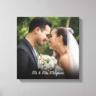 Toile Votre photo de mariage préférée