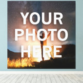 Toile Votre photo ici (Insitu (Plancher de Bois))