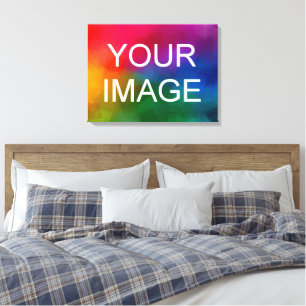 Toile Votre photo Image Logo Logo Modèle Haute Classe