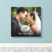 Toile Votre photo Mariage préférée (Insitu (Plancher de Bois))