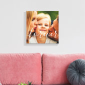 Toile Votre Photo Script Pour Toujours (Insitu(Salon))