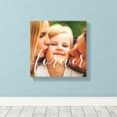 Toile Votre Photo Script Pour Toujours (Insitu (Plancher de Bois))