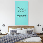Toile Votre son compte 2 (Insitu(Chambre))