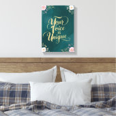 Toile Votre voix est unique (Insitu(Chambre))