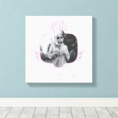 Toile Vous avez ceci - Le Lotus Blanc (Insitu (Plancher de Bois))