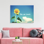 Toile Vous êtes aimés (Insitu(Salon))