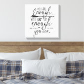 Toile Vous Êtes Assez (Insitu(Chambre))