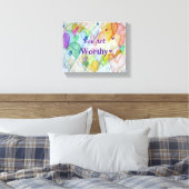 Toile Vous Êtes Des Coeurs Dignes Enveloppé Canvas Wall  (Insitu(Chambre))