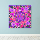 Toile Vous Êtes En Plein Fleurissement De Belles Fleurs  (Insitu (Plancher de Bois))