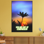 Toile Vous êtes hors de la comparaison, Nouvel An, Metal (Insitu(Salon))