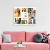 Toile Vous êtes le One 7 Photo Collage Gris Marbre (Insitu(Salon))