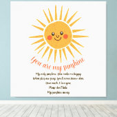 Toile Vous êtes mes paroles de soleil (Insitu (Plancher de Bois))