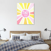 Toile Vous êtes mon cadeau de gouache ensoleillé pour bé (Insitu(Chambre))
