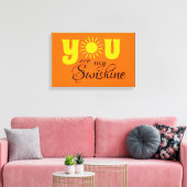 Toile Vous êtes mon soleil (Insitu(Salon))