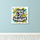 Toile Vous êtes mon soleil (Insitu (Plancher de Bois))