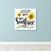 Toile Vous êtes mon soleil (Insitu (Plancher de Bois))