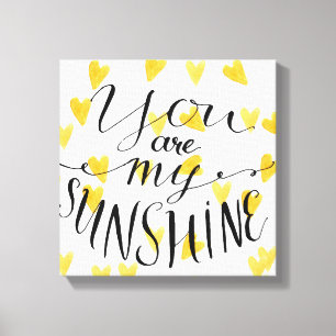 Toile Vous êtes mon soleil