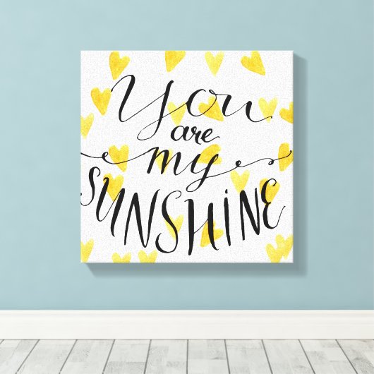 Toile Vous Êtes Mon Soleil (Insitu (Plancher de Bois))