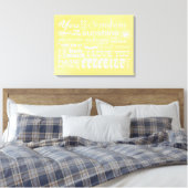Toile Vous Êtes Mon Sunshine Canvas Wall Art (Insitu(Chambre))