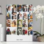 Toile Vous êtes toujours le Collage photo One 20<br><div class="desc">Mariage anniversaire photo canvas cadeau pour votre partenaire. Le design comporte une impression surdimensionnée qui se lit "You're Still the One", affichée comme une superposition sur vos images. Le modèle photo est configuré pour ajouter 20 de vos photos préférées, toutes affichées au format portrait vertical. Ce collage photo de style...</div>