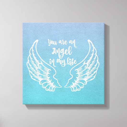 Toile Vous êtes une citation Angel (Recto)
