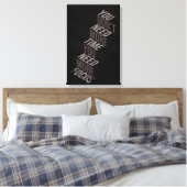 Toile Vous n'avez pas besoin de plus de temps, vous avez (Insitu(Chambre))
