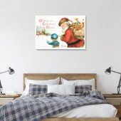 Toile Vous souhaitant la joie de Noël par Ellen Clapsadd (Insitu(Chambre))