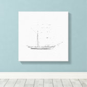 Toile Vovoilier maritime vintage (Insitu (Plancher de Bois))