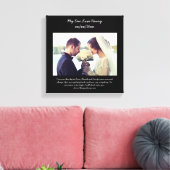 Toile Vow cadeau de renouvellement pour mari (Insitu(Salon))