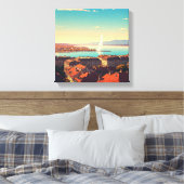Toile Voyage à Genève Suisse (Insitu(Chambre))