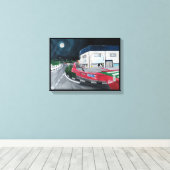 Toile Voyage à la peinture dentaire par Alfred Fox (Insitu (Plancher de Bois))