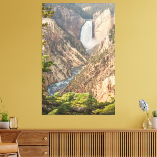 Toile Voyage à thème Décor avec cascade Photo