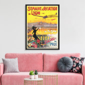 Toile Voyage Ancien, Avions d'Aviation, Lyon, France (Insitu(Salon))