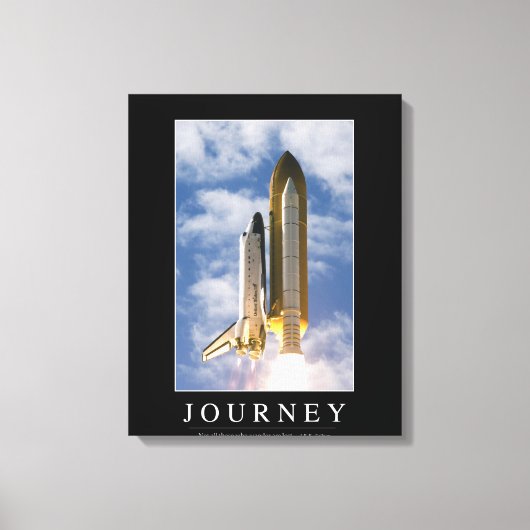 Toile Voyage : Citation 1 inspirante (Recto)