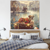 Toile Voyage de Noël de Boxer (Insitu(Chambre))