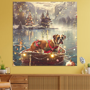 Toile Voyage de Noël de Boxer
